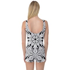 One Piece Boyleg Swimsuit 