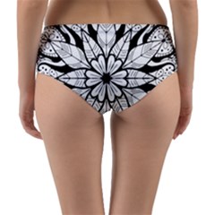 Reversible Mid-Waist Bikini Bottoms 