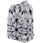 Seamless Tiling Pattern Hand Drawn Black White Classic Backpack