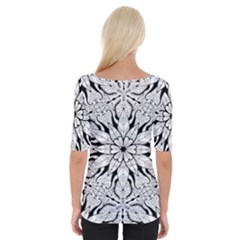 Wide Neckline T-Shirt 