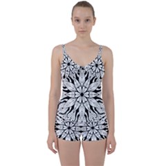 Tie Front Two Piece Tankini 