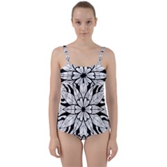 Twist Front Tankini Set 