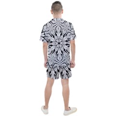 Men s Mesh T-Shirt and Shorts Set 