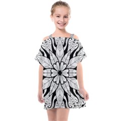 Kids  One Piece Chiffon Dress 