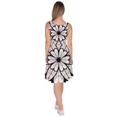 Knee Length Skater Dress With Pockets 