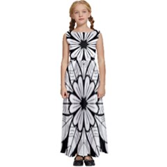 Kids  Satin Sleeveless Maxi Dress 