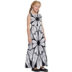 Kids  Satin Sleeveless Maxi Dress 