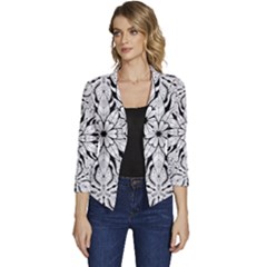 Women s Casual 3/4 Sleeve Spring Jacket 