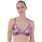 Pattern Seamless Texture Daisies Sweetheart Sports Bra