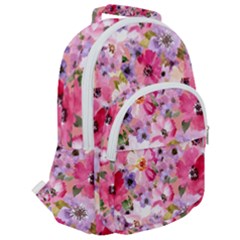 Rounded Multi Pocket Backpack 