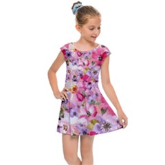 Kids  Cap Sleeve Dress 