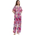 Short Sleeve Long Pants Satin Pajamas Set 