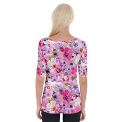 Wide Neckline T-Shirt 