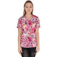 Women s V-Neck Scrub Top 