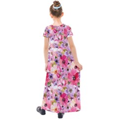 Kids  Short Sleeve Maxi Dress 