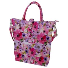 Buckle Top Tote Bag 