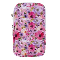 Pattern Seamless Texture Daisies Waist Pouch (Large) from ArtsNow.com