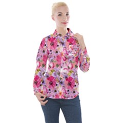 Women s Long Sleeve Pocket Shirt 