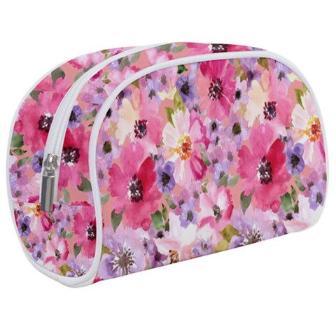 Pattern Seamless Texture Daisies Make Up Case (Medium) from ArtsNow.com