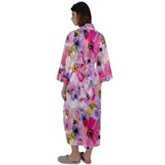 Maxi Satin Kimono 