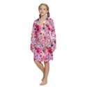 Kids  Long Sleeve Velvet Lounge Robe 