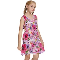 Kids  Sleeveless Tiered Mini Dress 