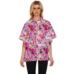 Women s Batwing Button Up Shirt 