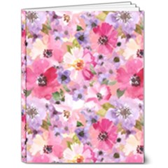 Pattern Seamless Texture Daisies 7  x 9  Softcover Notebook from ArtsNow.com