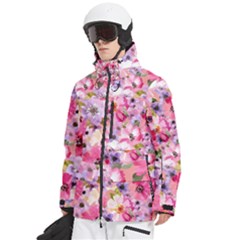 Men s Multi Pockets Zip Ski and Snowboard Waterproof Breathable Jacket 