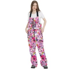 Women s Front Zip Ski And Snowboard Bib Pants 