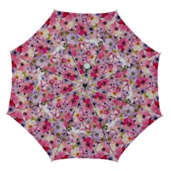 Pattern Seamless Texture Daisies Automatic Folding Umbrella with Case (Medium) from ArtsNow.com