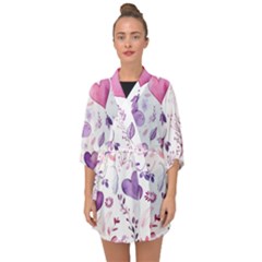 Half Sleeve Chiffon Kimono 