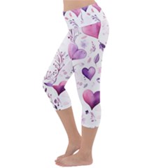 Lightweight Velour Capri Yoga Leggings 