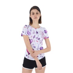 Back Cut Out Sport T-Shirt 