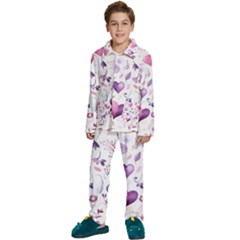 Kids  Long Sleeve Velvet Pajamas Set 