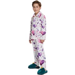 Kids  Long Sleeve Velvet Pajamas Set 