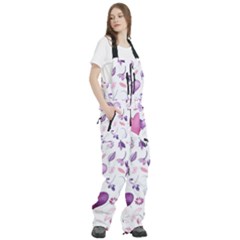 Women s Front Zip Ski And Snowboard Bib Pants 