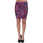 Abstract Art Pattern Design Background Bodycon Skirt