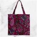 Zipper Grocery Tote Bag 