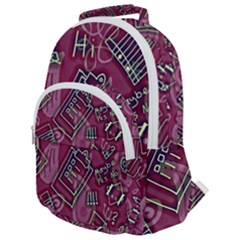 Rounded Multi Pocket Backpack 