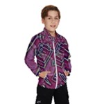 Abstract Art Pattern Design Background Kids  Windbreaker