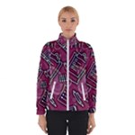 Abstract Art Pattern Design Background Women s Bomber Jacket