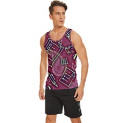 Men s Wide Collar Tank Top 