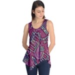 Abstract Art Pattern Design Background Sleeveless Tunic