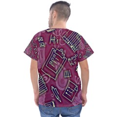 Men s V-Neck Scrub Top 