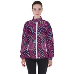 Women s High Neck Windbreaker 