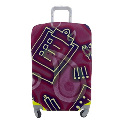 Abstract Art Pattern Design Background Luggage Cover (Small) from ArtsNow.com