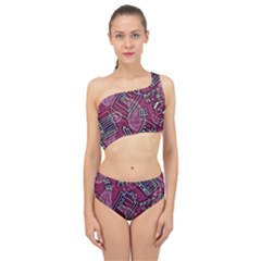 Spliced Up Two Piece Swimsuit 