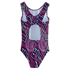 Kids  Cut-Out Back One Piece Swimsuit 