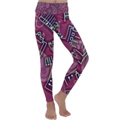 Kids  Lightweight Velour Classic Yoga Leggings 